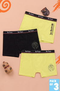 Lee Cooper Boys Long Leg Trunks (Pack of 3) - Multicolor — thumbnail 1